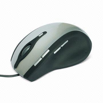 8-button Wired Laser Mouse with Zoom In and Zoom Out Functions