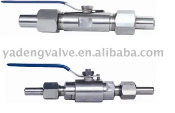 male thread pneumatic ball valve