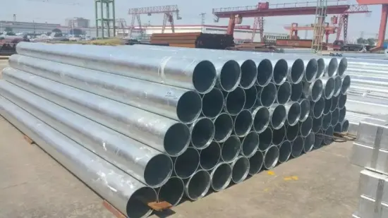 ST37 ST45 ST52 Galvanized Seamless Steel Tube