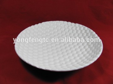 YF13066 net shape ceramic art plate