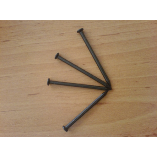 Black concrete steel nails size