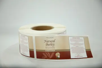 custom adhesive waterproof round roll label stickers