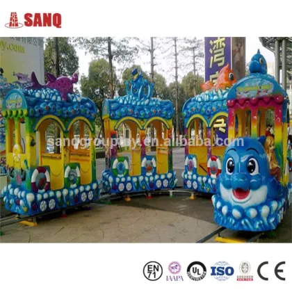 Amusement Park Rides Ocean Train