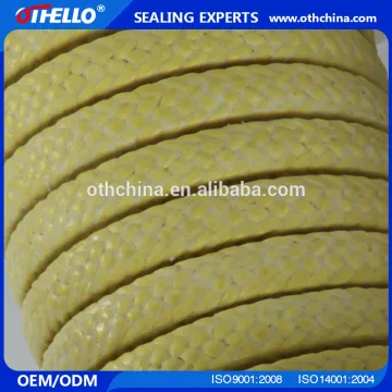 Aramid gland packing High wear resistance Alibaba GOOD quality gland packing