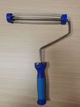 9" soft handle castle roller frame