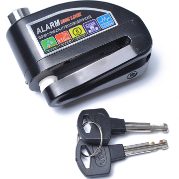 Black Disc Brake Alarm Lock: Anti-Theft Security for Motorcycles and Bicycles