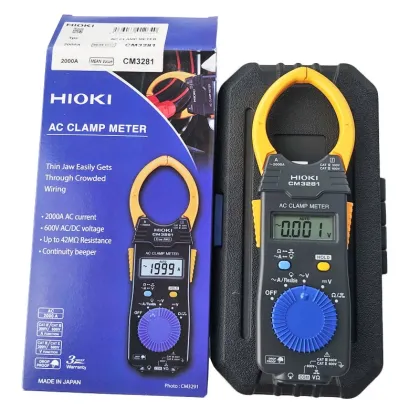 Hioki CM3281 AC Clamp Meter 42 to 2000A MEAN Value