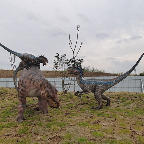 Life-Size Velociraptor Model for Sale