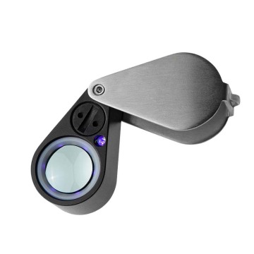 Loupe gioiello pieghevole a led tascabile