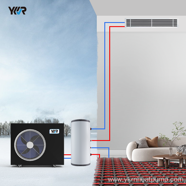 LowSolution air duct R290 MonoblockAir Source Heat Pump