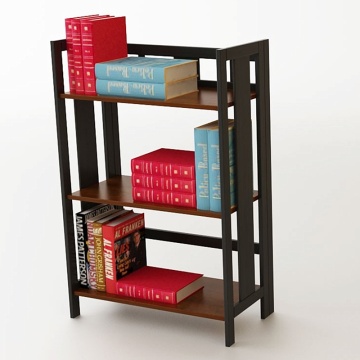 Boekenkast weergeven met ladder