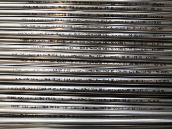 Heat Exchanger BA Tube A249 TP316L 15.88mm BWG20