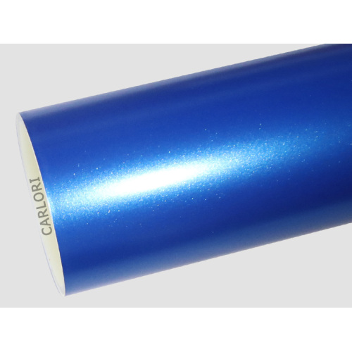 satin metallic blue vinyl wrap