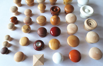 Wood Mushroom Pullers for Furniture