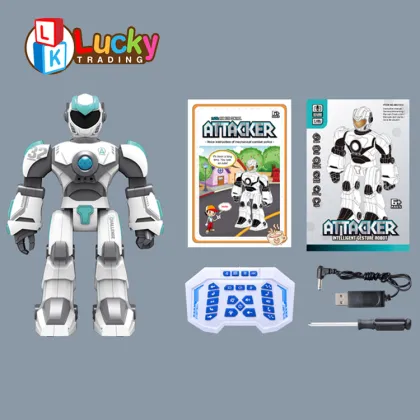 Voice Gesture Control RC Toy Robot: The LK Toys' Intelligent Dancing Kids' Entertainment Center