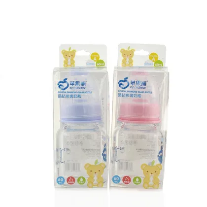 Titanium Glass Anti-Fall Baby Bottle Wholesaler 60ml