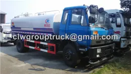 Dongfeng Teshang 10-12.5CBM Water Bowser Tank Truck