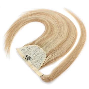80g USA stock 100% indian remy human hair Wrap around ponytail