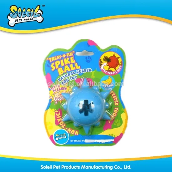 Premium Quality Pet Toy Rubber Dog Treat Ball