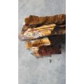 Yellow tiger eye stone block