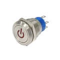 Metal Momentary waterproof 12V led switch