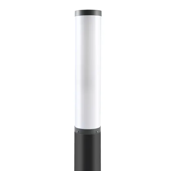 UV Resistant Aluminum Alloy Pipe Led Bollard Lamp with PMMA Lamp Shades