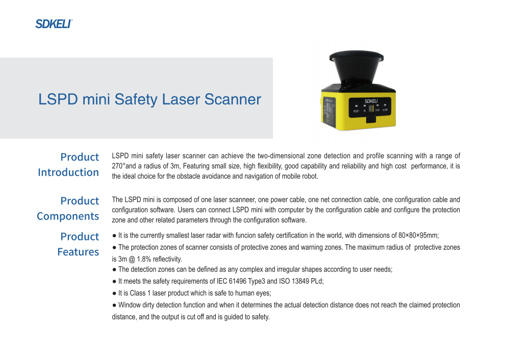 LSPD mini safety laser scanner1