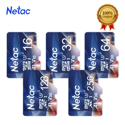 Netac Memory Card 32GB 16GB 64GB 128GB 256GB 512GB Class 10 Micro SD Card TF Card Mini SD Card for Phone
