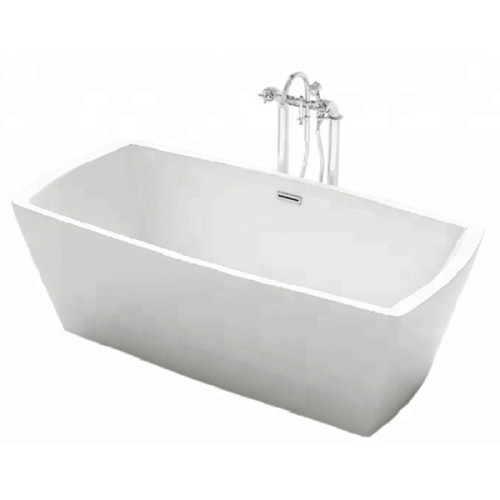 China Acrylic Freestanding Bathtub Right Hand Drain Supplier