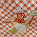 minimatt print 100% polyester used for apron