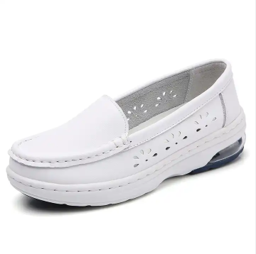 MengYIpin Breathable Medicated White Nursing Shoes