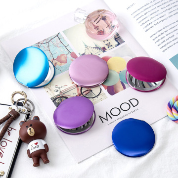 Custom Logo Metal Compact Folding Makeup Mirror for Private Label