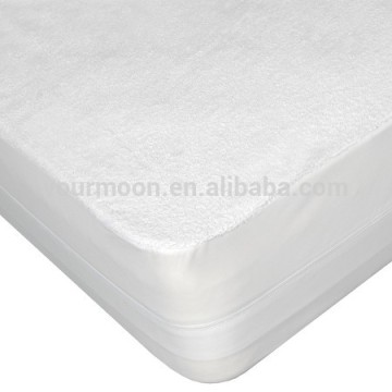 waterproof terry cloth mattress encasement protector/cover
