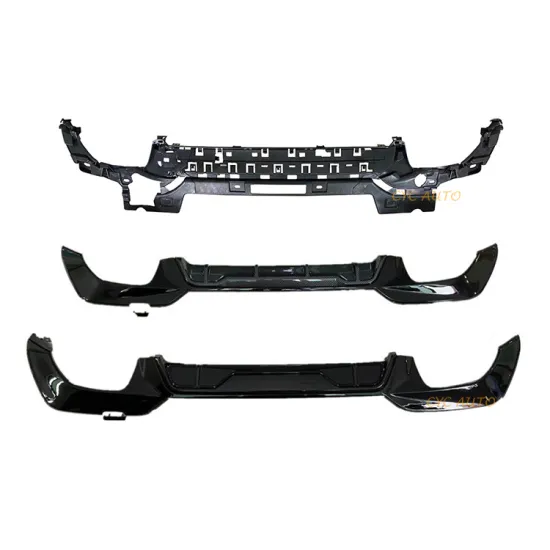 High-Quality Gloss Black Rear Diffuser with Bracket for BMW 3 Series G20 G28 M340i M Sport