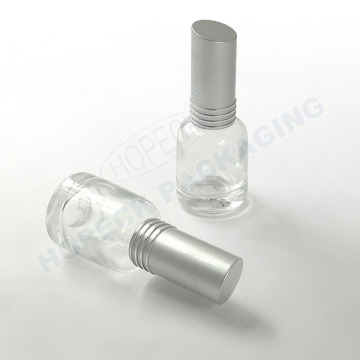 Round shape nail polish glass bottle