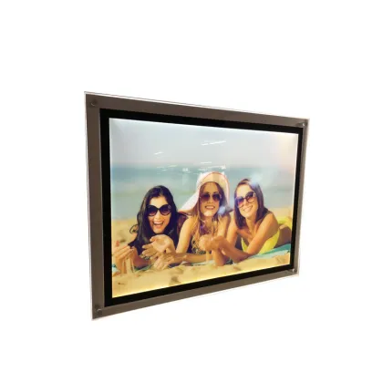 Customized Outdoor Waterproof Crystal Slim Light Box for Studio