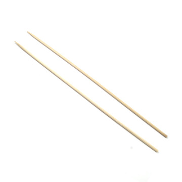 Pinchos de barbacoa giratorios de bambú redondo de grado alimenticio 100 piezas
