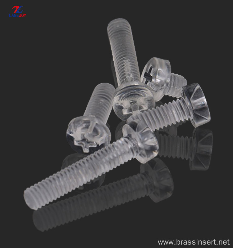 Acrylic Screw transparent plastic screw