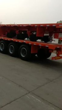 Popular 40ton Flat bed Low Flat Low