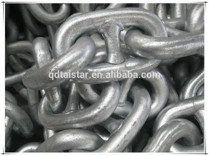 welded fender galvanized chain Qingdao factory