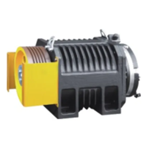 Gearless Elevator ERS Traction Machine Motor