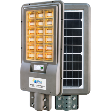 200w hight lumen နေရောင်ခြည်စွမ်းအင်သုံးလမ်းမီး