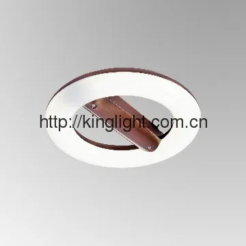 light Ceiling in Satin Nickel finish Fluorescent Light Covers 55w T5