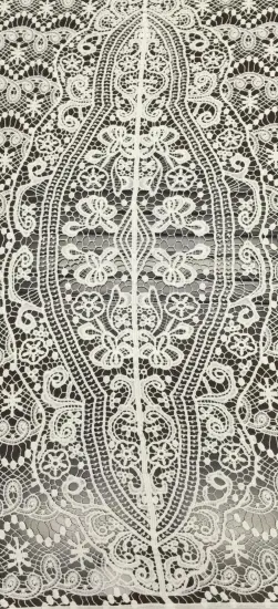 Large Space Design Chemical Cotton Embroider Fabric