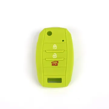 Silicone Car Key Cover 3 Buttons For Kia