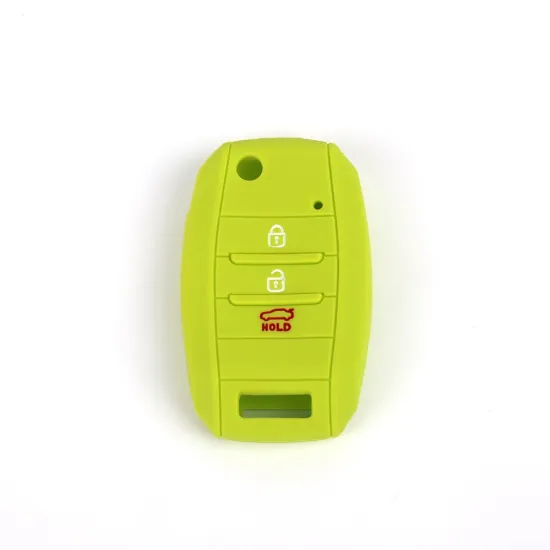 Silicone Car Key Cover 3 Buttons For Kia