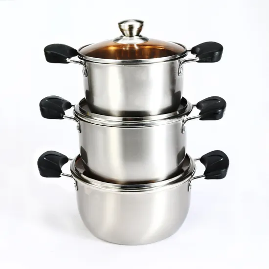 Cookware Set Stainless Steel Soup Pot Cookware with Cover