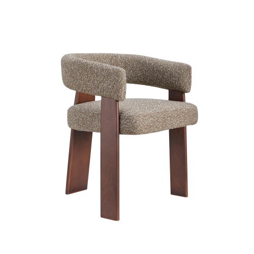 China Mid-Century Rubber Wood Dining Chair Supplier