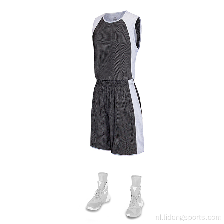 Nieuwe mode aangepaste snel droge team basketbal jersey