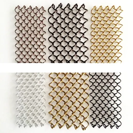 Metal Coil Drapery Mesh Curtain for Space Partition & Room Divider